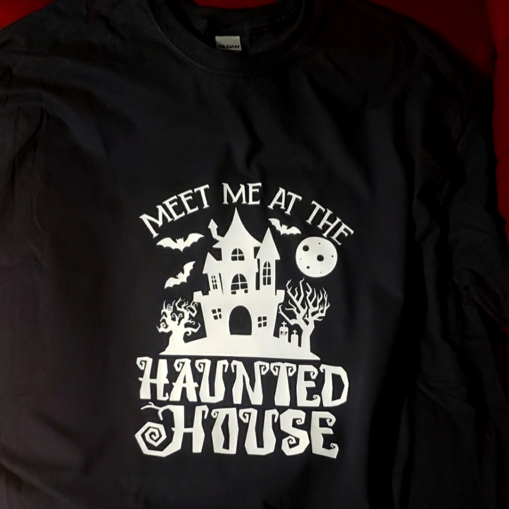 Haunted House Adult Tee Sz XL